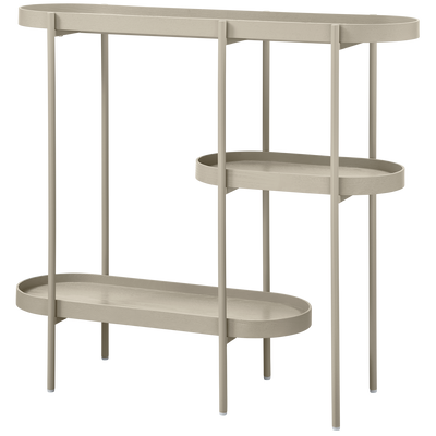 NOAN SIDE TABLE WOOD/METAL ANTIQUE BEIGE
