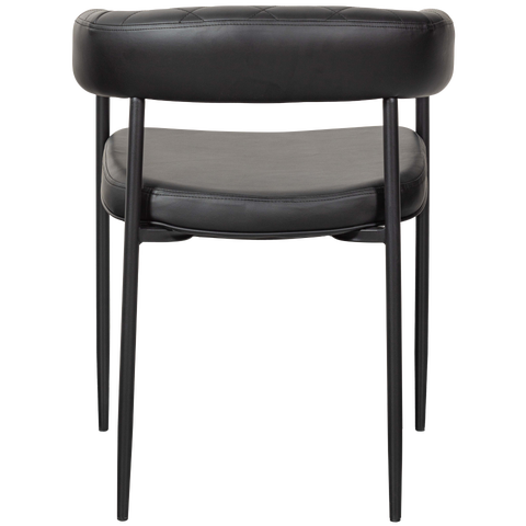 Sev dining chair artificial leather black