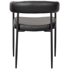 Cargar imagen en el visor de la galería, Sev dining chair artificial leather black