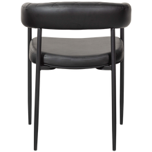 Laden Sie das Bild in den Galerie-Viewer, Sev dining chair artificial leather black