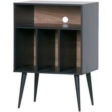 Laden Sie das Bild in den Galerie-Viewer, JAMES SMALL CABINET BLACK/WALNUT [fsc]