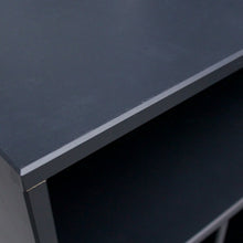 Laden Sie das Bild in den Galerie-Viewer, JAMES SMALL CABINET BLACK/WALNUT [fsc]
