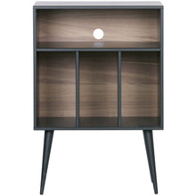 Laden Sie das Bild in den Galerie-Viewer, JAMES SMALL CABINET BLACK/WALNUT [fsc]