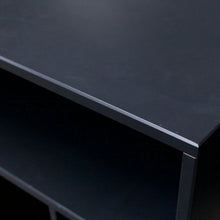 Laden Sie das Bild in den Galerie-Viewer, JAMES SMALL CABINET BLACK/WALNUT [fsc]