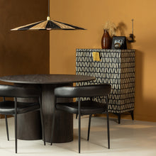 Carica l&#39;immagine nel visualizzatore di Gallery, Sev dining chair artificial leather black