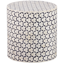 Laden Sie das Bild in den Galerie-Viewer, NEVA SIDE TABLE BLACK/WHITE