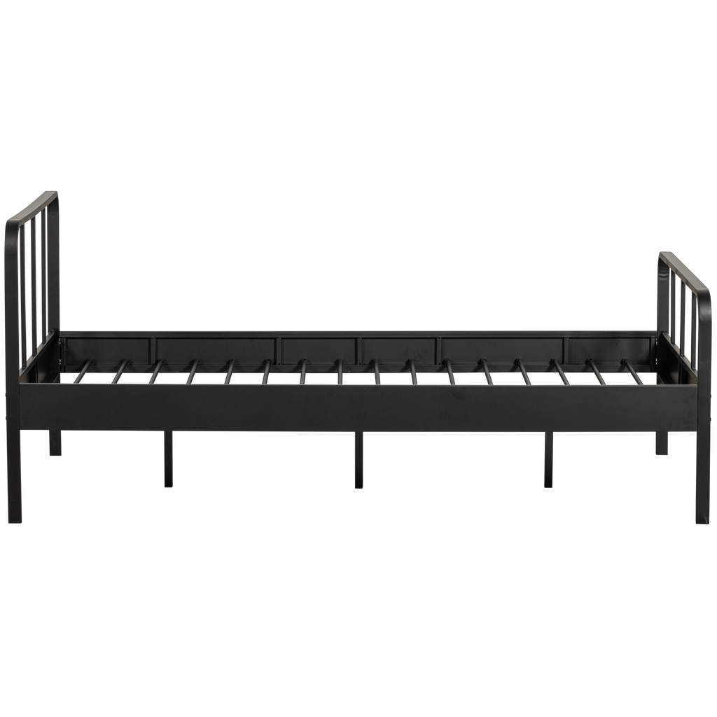 MEES QUEEN BED METAL BLACK 120x200CM