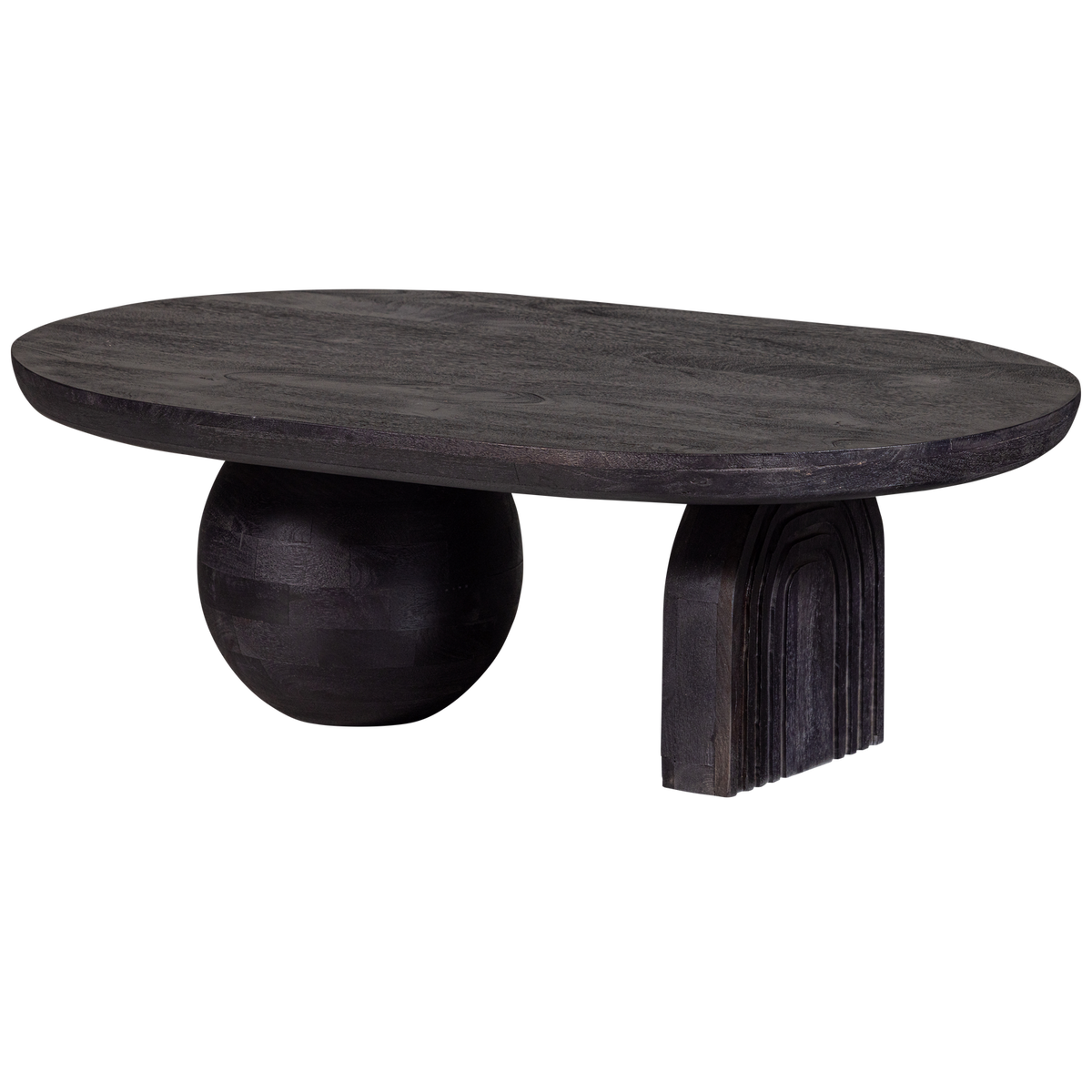STEPPE COFFEE TABLE MANGO WOOD BLACK