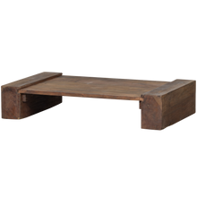 Laden Sie das Bild in den Galerie-Viewer, CUNO COFFEE TABLE LOW MANGO WOOD DARK BROWN