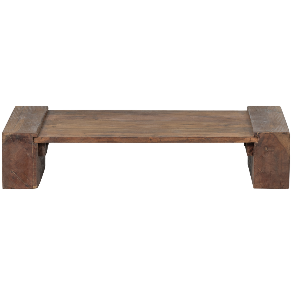 CUNO COFFEE TABLE LOW MANGO WOOD DARK BROWN