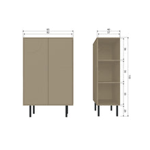 Laden Sie das Bild in den Galerie-Viewer, CADIZ STORAGE CABINET PINE MUD [fsc]