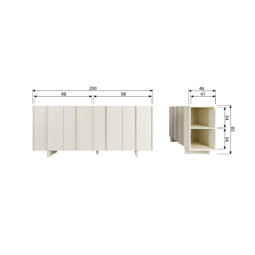 BASU SIDEBOARD PINE DUST [fsc]