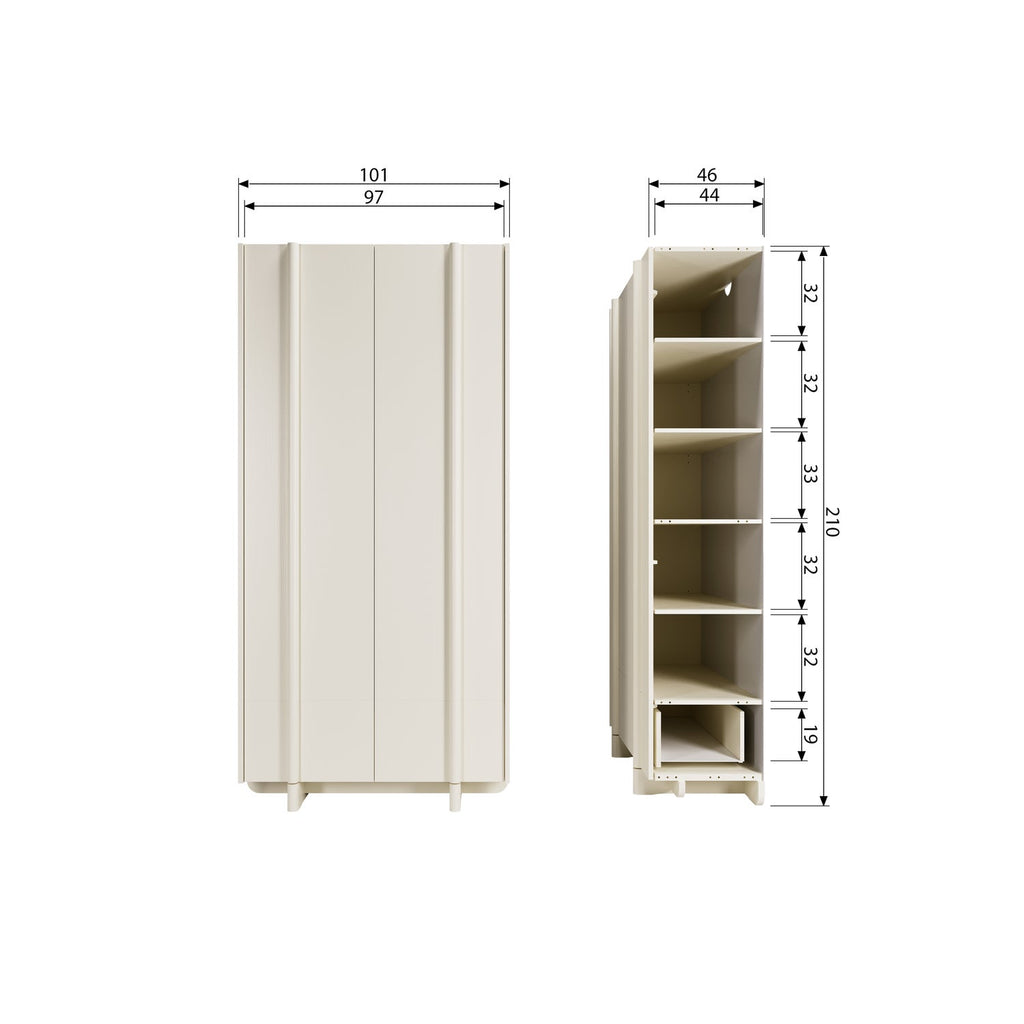 BASU STORAGE CABINET PINE DUST [fsc]