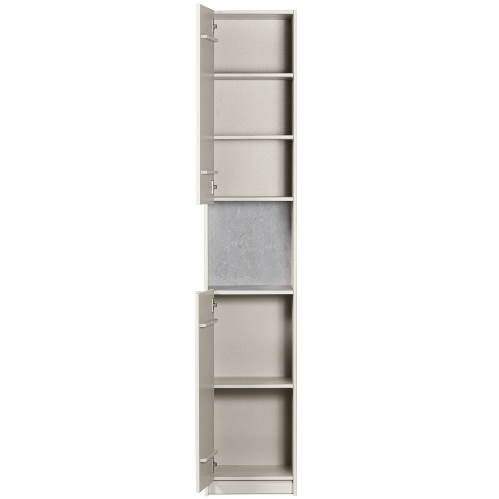 BASU SMALL CABINET 40CM PINE DUST INCL CONCRETE DECOR [fsc]