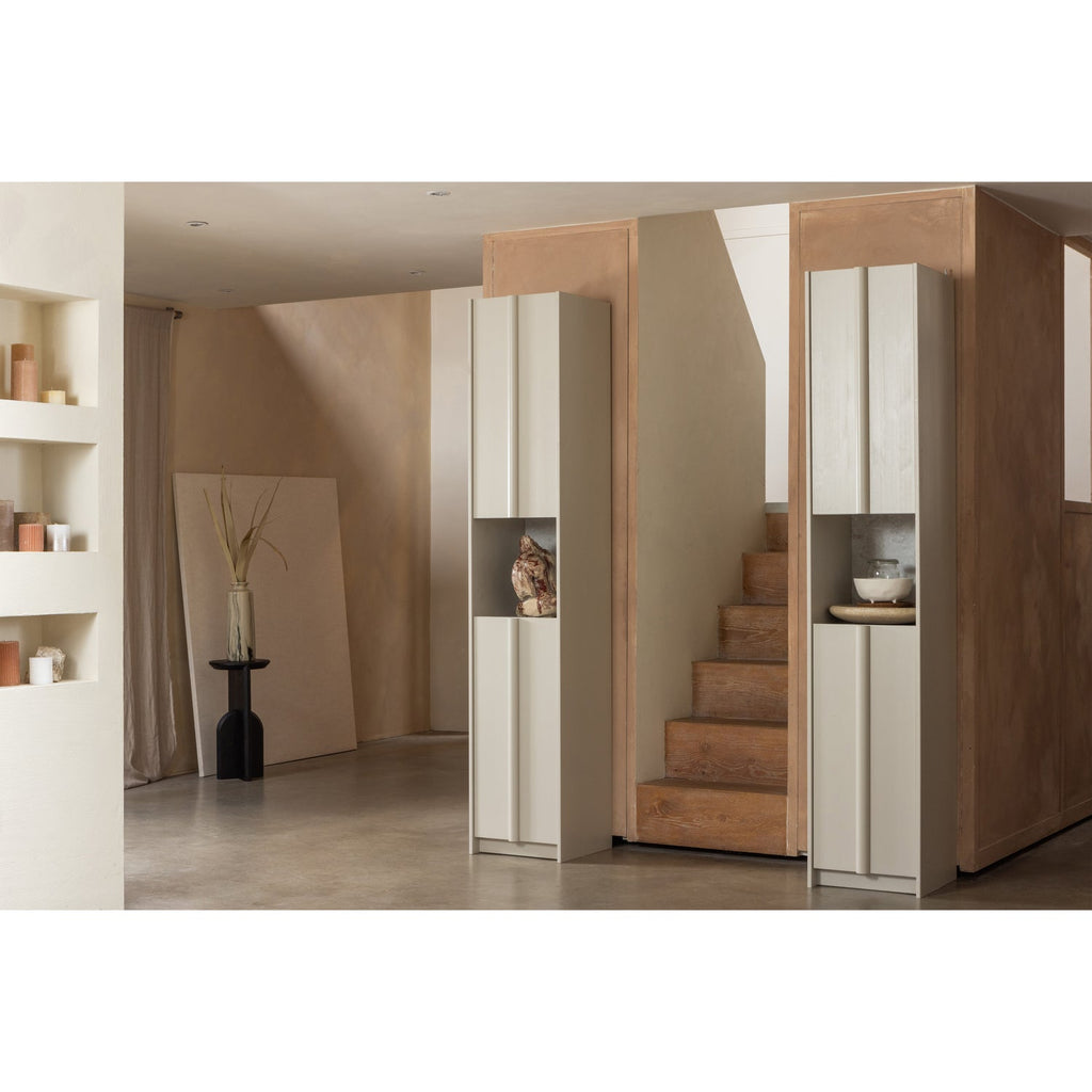 BASU SMALL CABINET 40CM PINE DUST INCL CONCRETE DECOR [fsc]