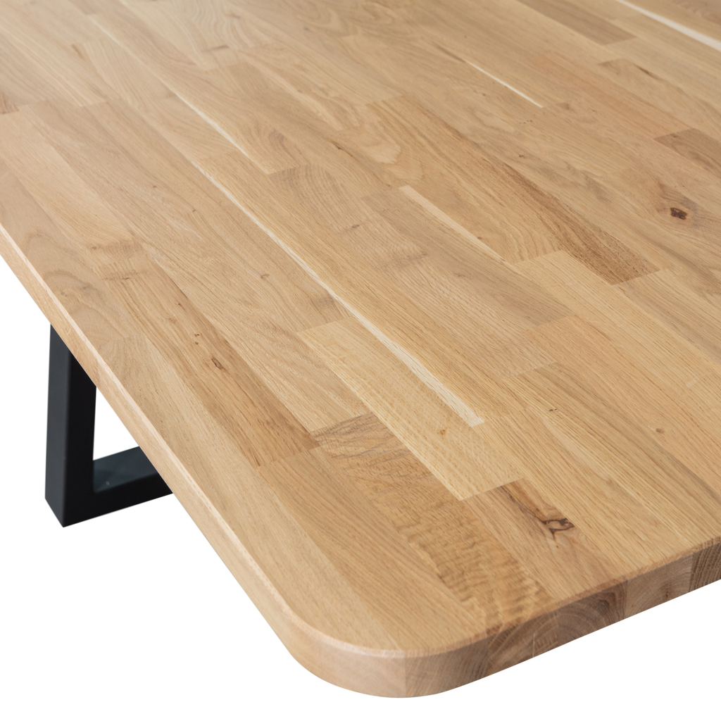 COMBI-TABLO: XL TABLE TOP OAK 240X100 & DRENTHE LEG [fsc]