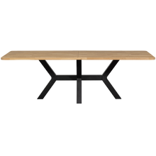 Laden Sie das Bild in den Galerie-Viewer, COMBI-TABLO: XL TABLE TOP OAK 240X100 &amp; ZEELAND LEG [fsc]