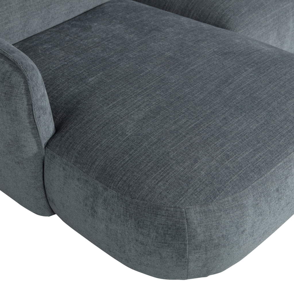 POLLY CHAISE LONGUE LEFT BLUE/GREEN