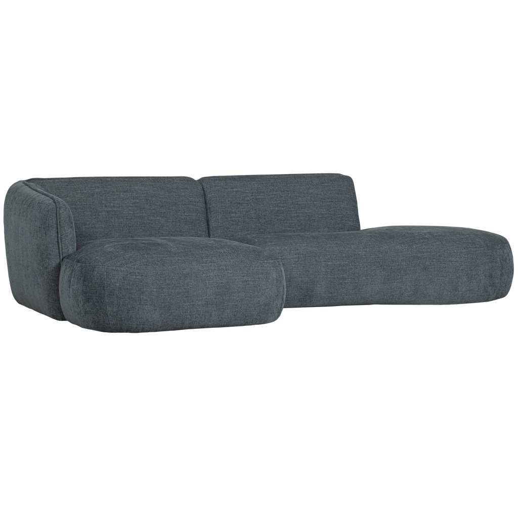 POLLY CHAISE LONGUE LEFT BLUE/GREEN