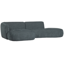 Laden Sie das Bild in den Galerie-Viewer, POLLY CHAISE LONGUE LEFT BLUE/GREEN