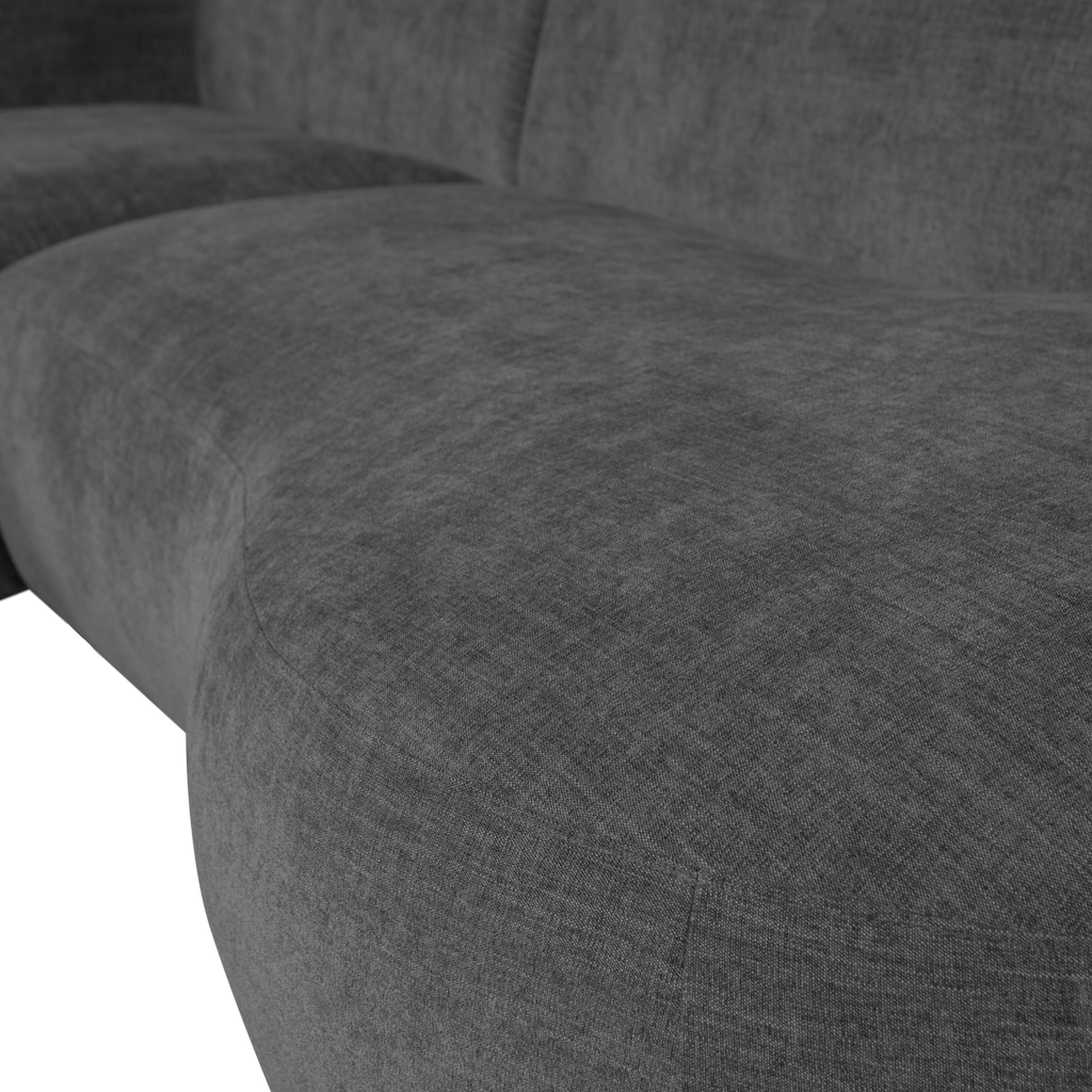 POLLY CHAISE LONGUE LEFT GREY