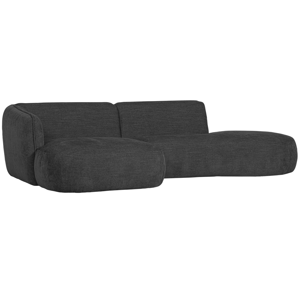 POLLY CHAISE LONGUE LEFT GREY