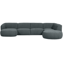 Laden Sie das Bild in den Galerie-Viewer, POLLY SOFA U-SHAPE RIGHT BLUE/GREEN