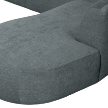 Laden Sie das Bild in den Galerie-Viewer, POLLY SOFA U-SHAPE RIGHT BLUE/GREEN