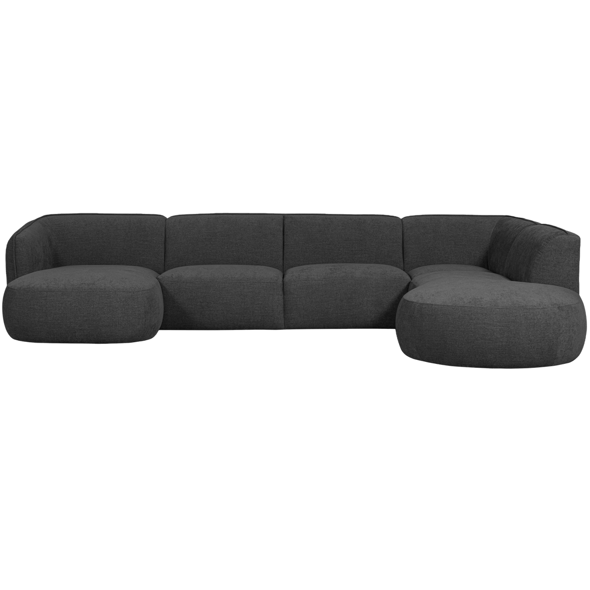 POLLY SOFA U-SHAPE RIGHT GREY