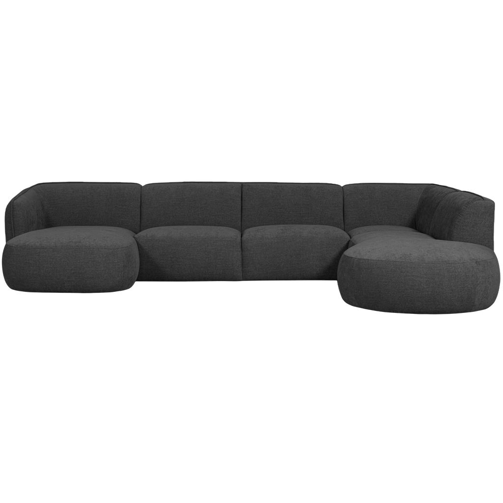 POLLY SOFA U-SHAPE RIGHT GREY
