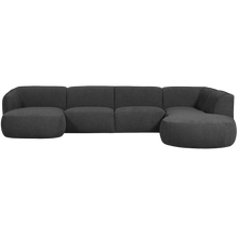 Laden Sie das Bild in den Galerie-Viewer, POLLY SOFA U-SHAPE RIGHT GREY