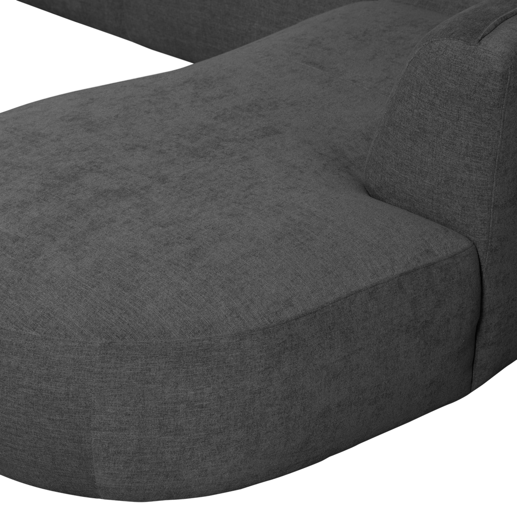 POLLY SOFA U-SHAPE RIGHT GREY