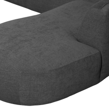 Laden Sie das Bild in den Galerie-Viewer, POLLY SOFA U-SHAPE RIGHT GREY