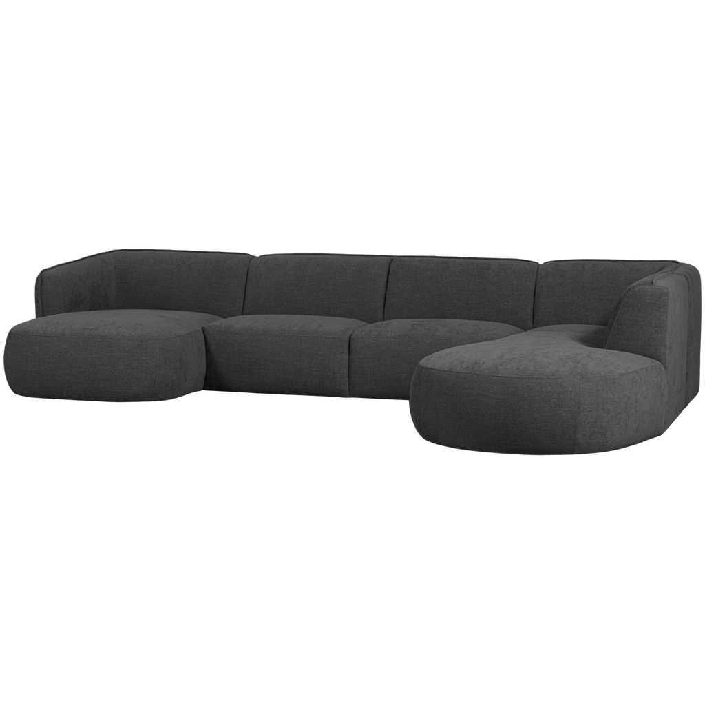 POLLY SOFA U-SHAPE RIGHT GREY