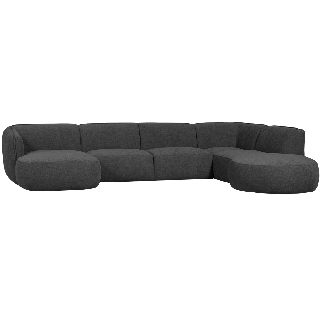POLLY SOFA U-SHAPE RIGHT GREY