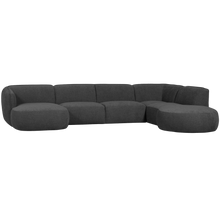 Laden Sie das Bild in den Galerie-Viewer, POLLY SOFA U-SHAPE RIGHT GREY