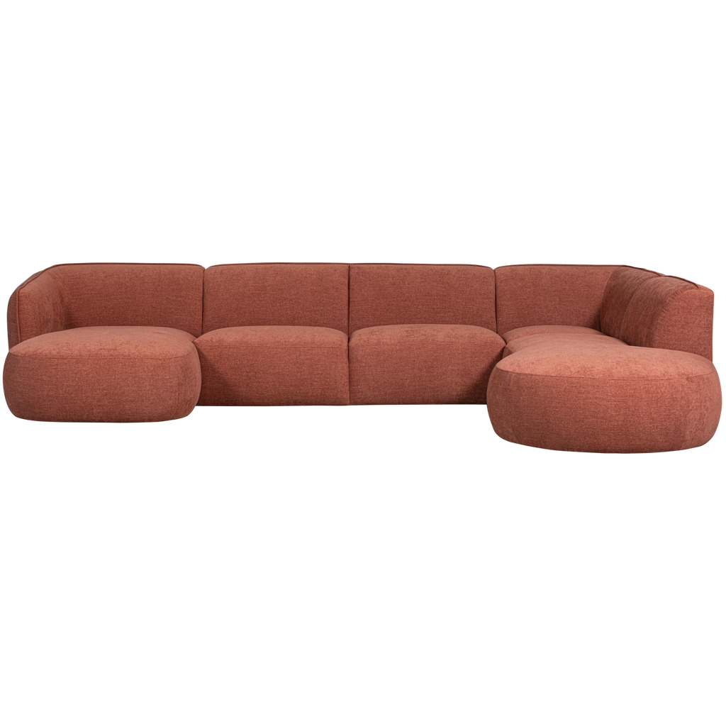 POLLY SOFA U-SHAPE RIGHT PINK