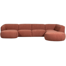 Laden Sie das Bild in den Galerie-Viewer, POLLY SOFA U-SHAPE RIGHT PINK