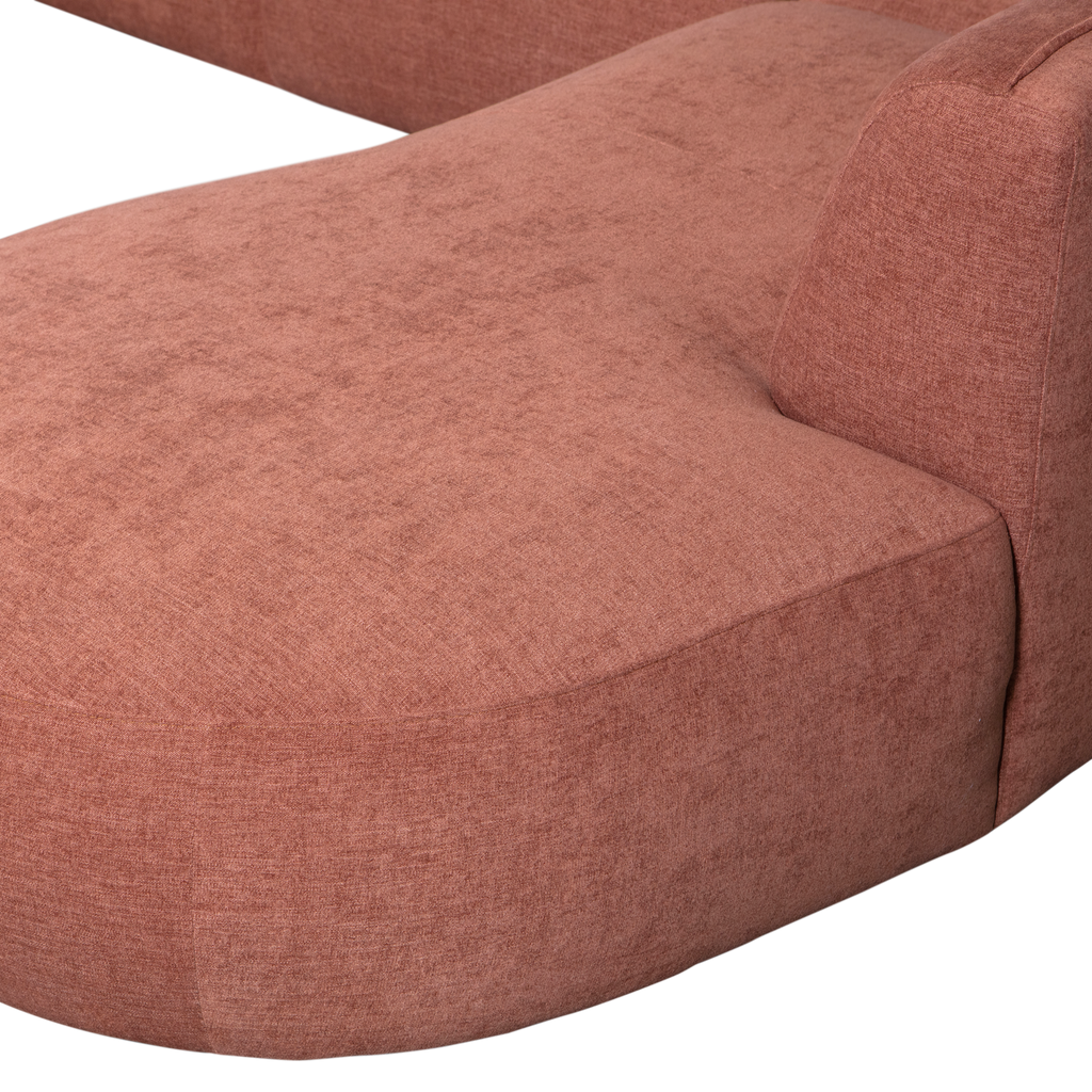 POLLY SOFA U-SHAPE RIGHT PINK
