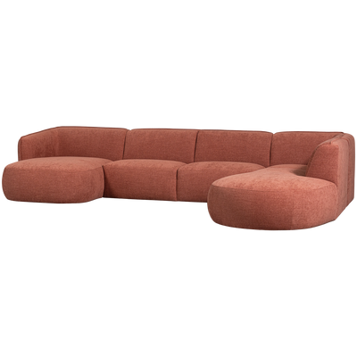 POLLY SOFA U-SHAPE RIGHT PINK