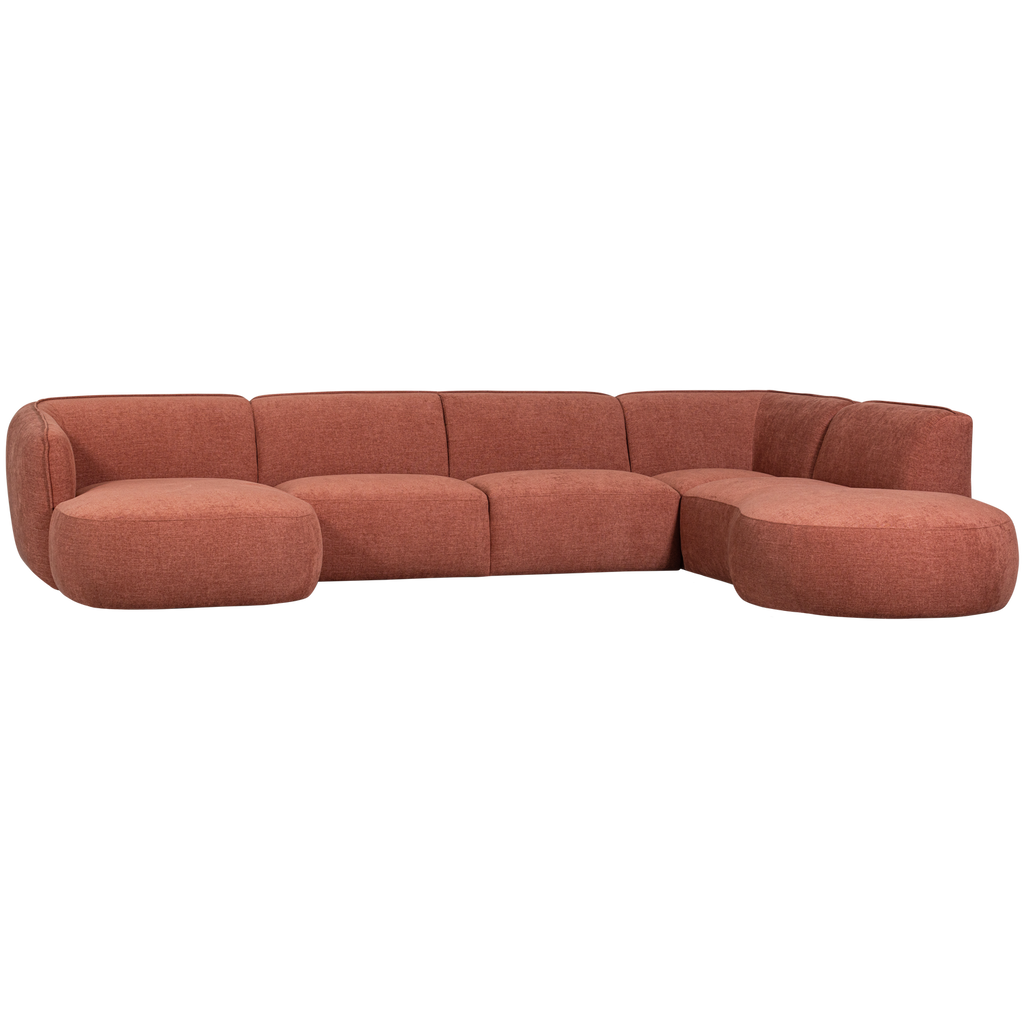 POLLY SOFA U-SHAPE RIGHT PINK