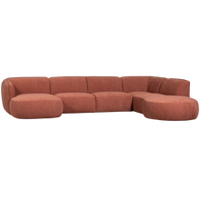 Laden Sie das Bild in den Galerie-Viewer, POLLY SOFA U-SHAPE RIGHT PINK