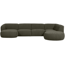 Laden Sie das Bild in den Galerie-Viewer, POLLY SOFA U-SHAPE RIGHT WARM GREEN