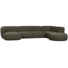 Laden Sie das Bild in den Galerie-Viewer, POLLY SOFA U-SHAPE RIGHT WARM GREEN