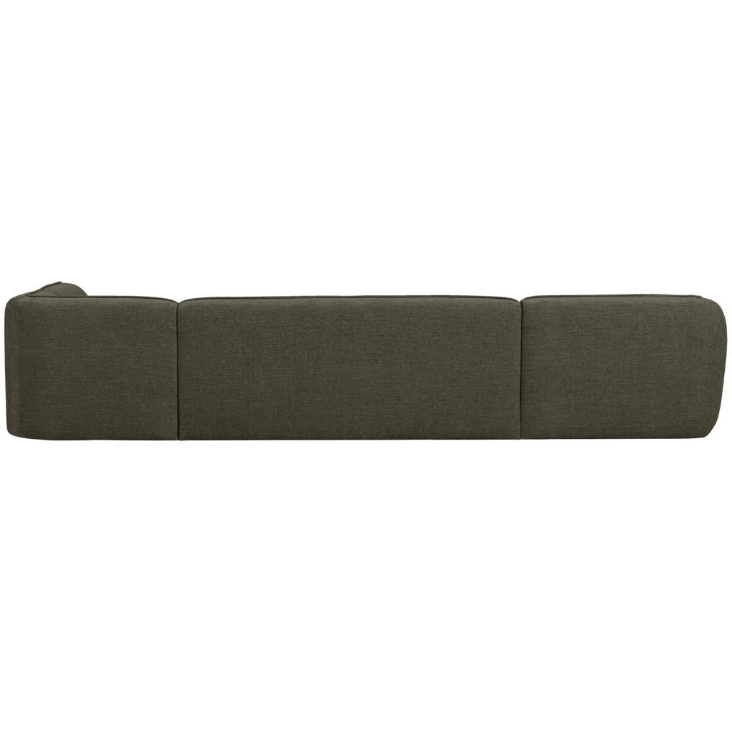POLLY SOFA U-SHAPE RIGHT WARM GREEN