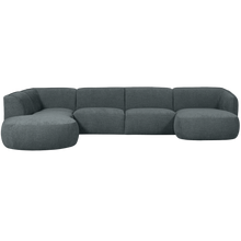 Charger l'image dans la galerie, POLLY SOFA U-SHAPE LEFT BLUE/GREEN
