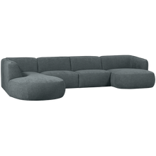 Charger l'image dans la galerie, POLLY SOFA U-SHAPE LEFT BLUE/GREEN