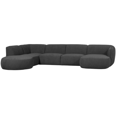 POLLY SOFA U-SHAPE LEFT GREY