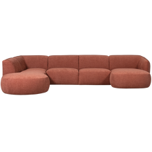 Laden Sie das Bild in den Galerie-Viewer, POLLY SOFA U-SHAPE LEFT PINK