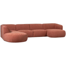 Laden Sie das Bild in den Galerie-Viewer, POLLY SOFA U-SHAPE LEFT PINK